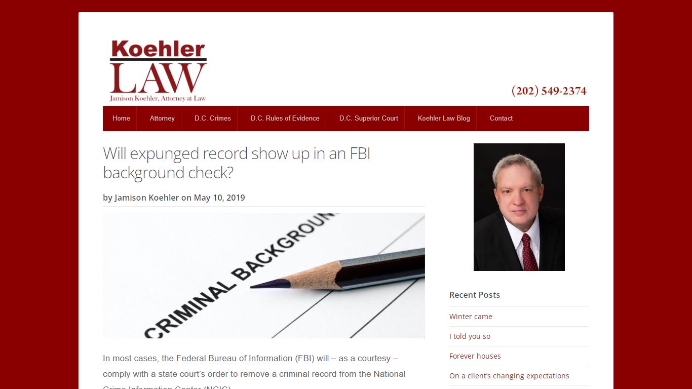 Do Expunged Records Show Up in an FBI Background Check? - Koehler Law